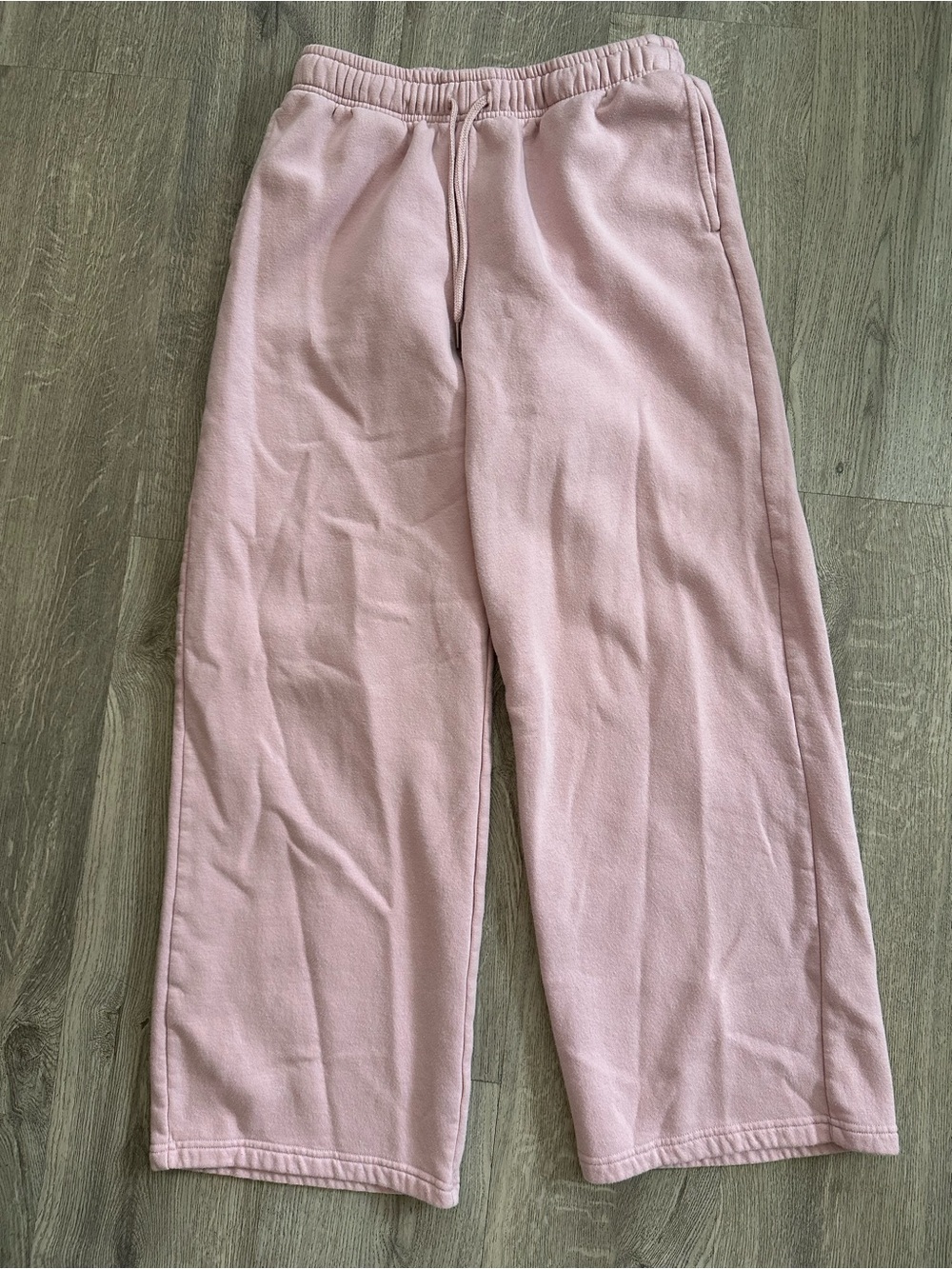 🌸 GAP Pale Pink Fleece Sweatpants - Picture 2 of 9
